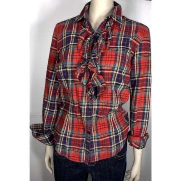 Ralph Lauren Tops - Lauren Ralph Lauren Women's Plaid Blouse Size M